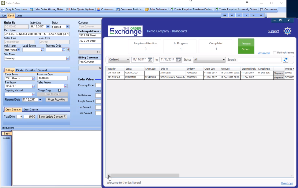 The Order Exchange with Ostendo Screenshot